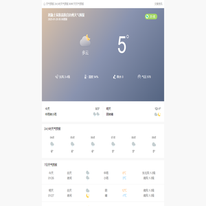 天气预报 - 24小时 7天 天气预报 生活指数 - 天气云