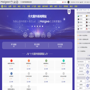 十大国外新闻网站投票_买购网