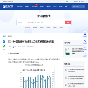 2021年中国创投市场投资现状及市场发展趋势分析[图]_智研咨询